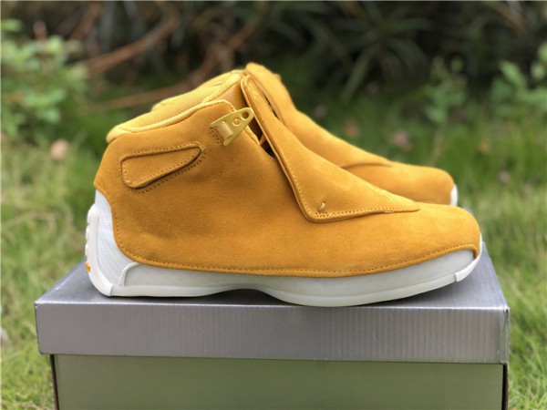 Air Jordan 18 Retro Yellow Ochre - AA2494-701