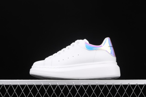 Alexander McQueen Oversized Sneaker White Iridescent