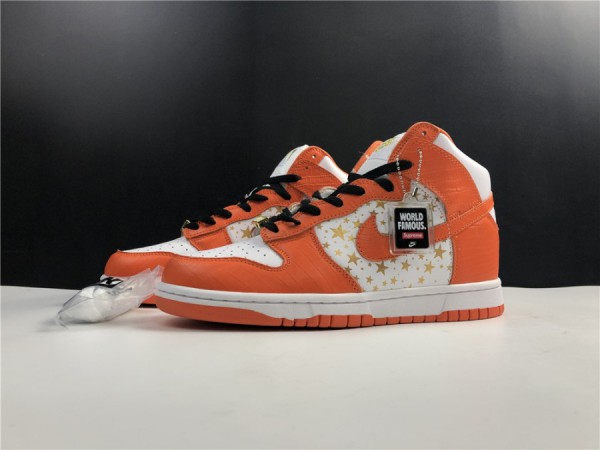 Supreme x Nike Dunk High Pro SB "Orange" 307385-181