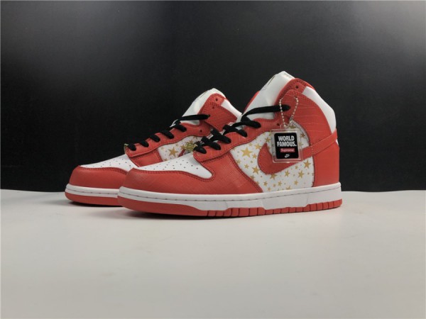 Supreme x Nike Dunk High Pro SB "Red" 307385-161