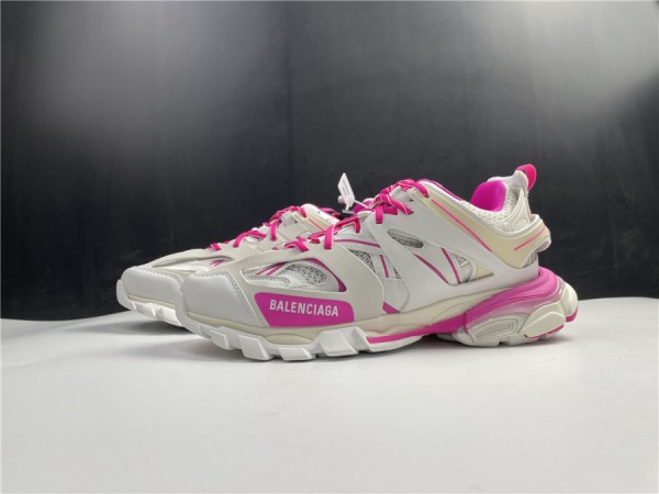 Balenciaga Track Sneaker White/Rose Red