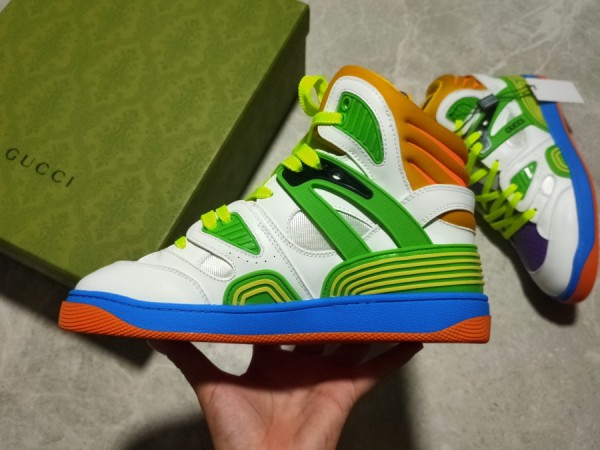 Gucci Basket Sneaker in Multicolor Demetra