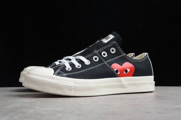 2021 CDG Play x Converse Chuck Taylor All Star 70 Low Black 1CL879