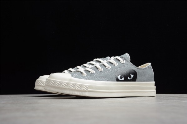 CDG Play x Converse Chuck 70 Low Steel Gray 171849C