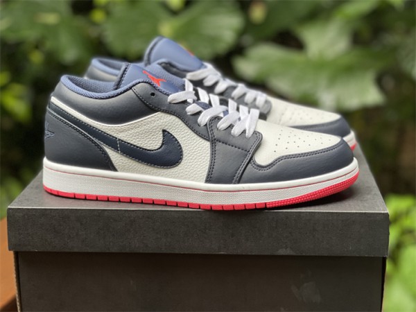 Air Jordan 1 Low Obsidian Ember Glow 553558-481
