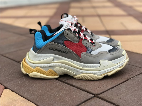Balenciaga Triple S Sneaker 'Blue Red' 2018 533883 - W09O2 - 4365