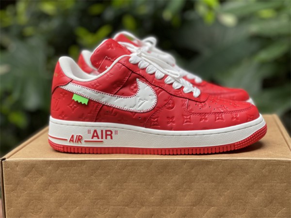 LV x Nike Air Force 1 Low ‘Red’