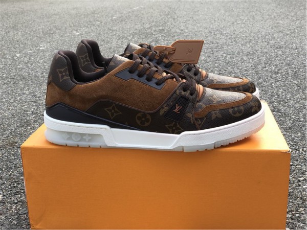 Louis Vuitton Trainer Suede Monogram 1A5UR4