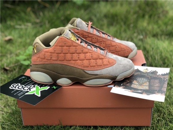 CLOT x Air Jordan 13 Retro Low Sepia Stone AT3102-200