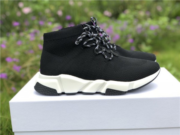 Balenciaga Speed Trainer Mid 'Black' 506366- W08UO- 3688