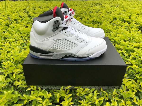 Air Jordan 5 Retro "White Cement" 136027-104