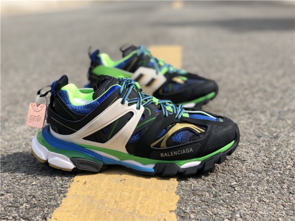 Balenciaga Track Trainer 3.0 Black Blue Green 