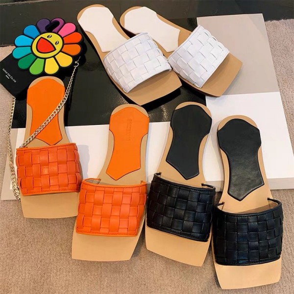 Bottega Veneta Stretch Open-toe Sandals Black/Gold/Orange/White