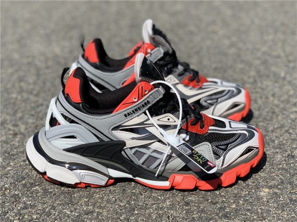 Balenciaga Track Trainer 4.0 Grey-Black-Red