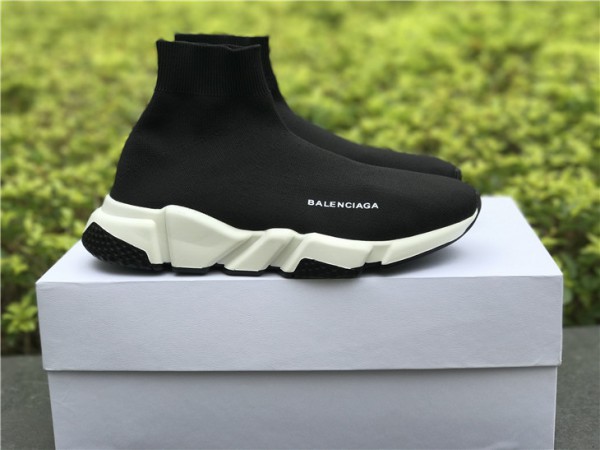 Balenciaga Speed Trainer 'Black White' 458654 - W05G0- 1000