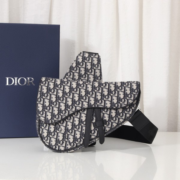 Christian Dior Oblique Saddle Men Bag