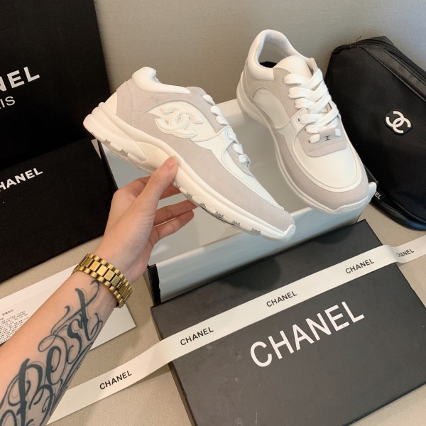 Chanel CC Logo Sneaker (Reflective)