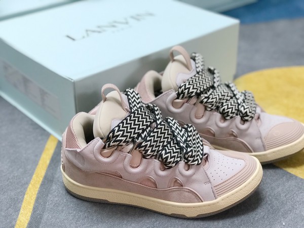Lanvin Leather Curb Sneaker