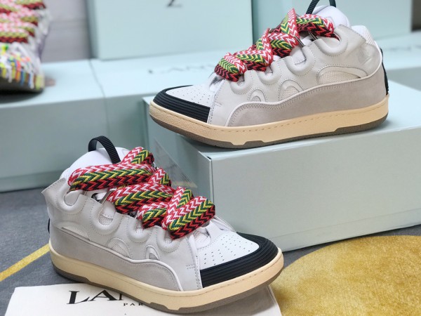 Lanvin Leather Curb Sneaker