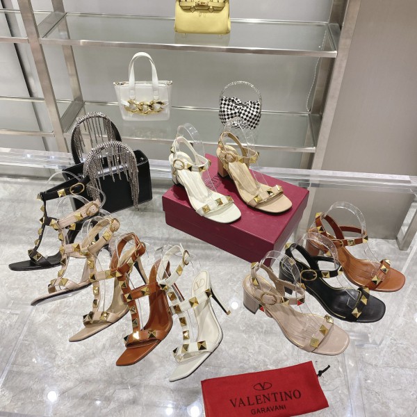 Valentino Women Rockstud High-Heel Sandals
