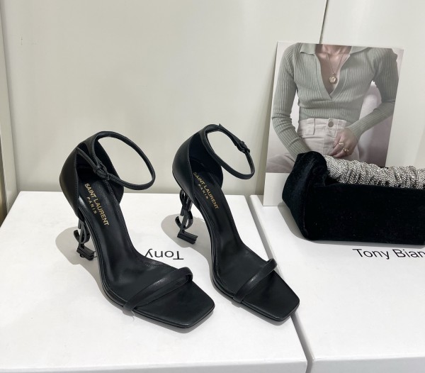 Saint Laurent Ysl-Heel High Heel Sandals