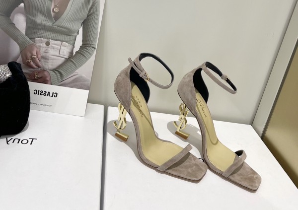 Saint Laurent Ysl-Heel High Heel Sandals