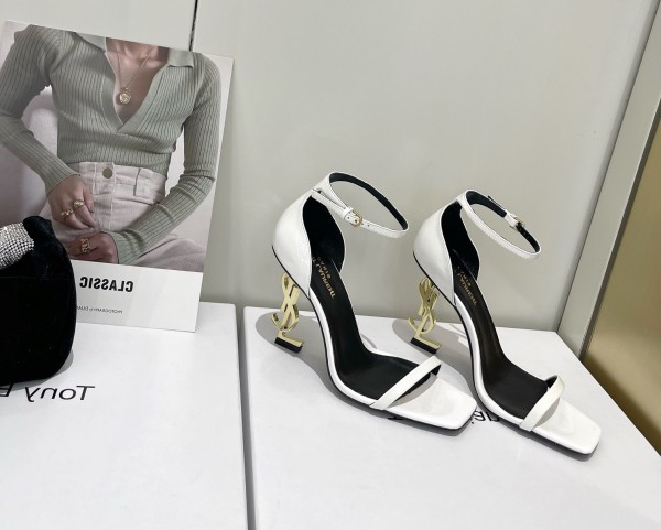 Saint Laurent Ysl-Heel High Heel Sandals