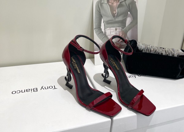 Saint Laurent Ysl-Heel High Heel Sandals