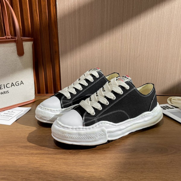 Maison Mihara Yasuhiro Peterson OG Sole Canvas Low Black