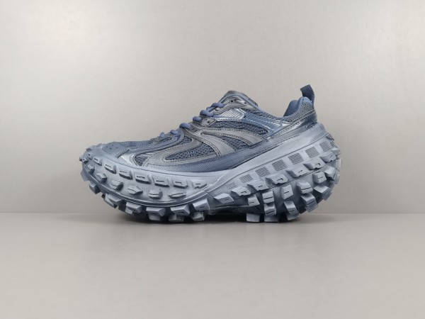 Balenciaga Defender Sneaker in Dark Blue Mesh and Nylon