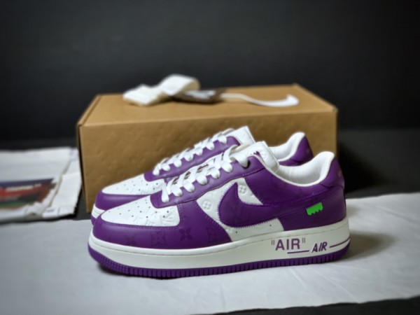 Louis Vuitton Nike Air Force 1 Low By Virgil Abloh White Black