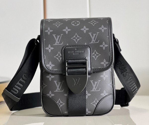 Louis Vuitton Archy Messenger PM Monogram Macassar Bag