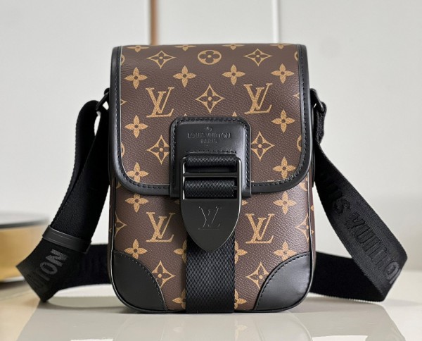 Louis Vuitton Archy Messenger PM Monogram Macassar Bag