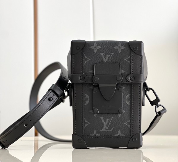 Louis Vuitton Vertical Trunk Wearable Wallet Monogram Eclipse Bag