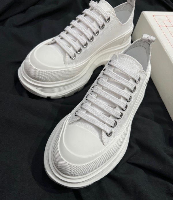Alexander McQueen Tread Slick White Sneakers
