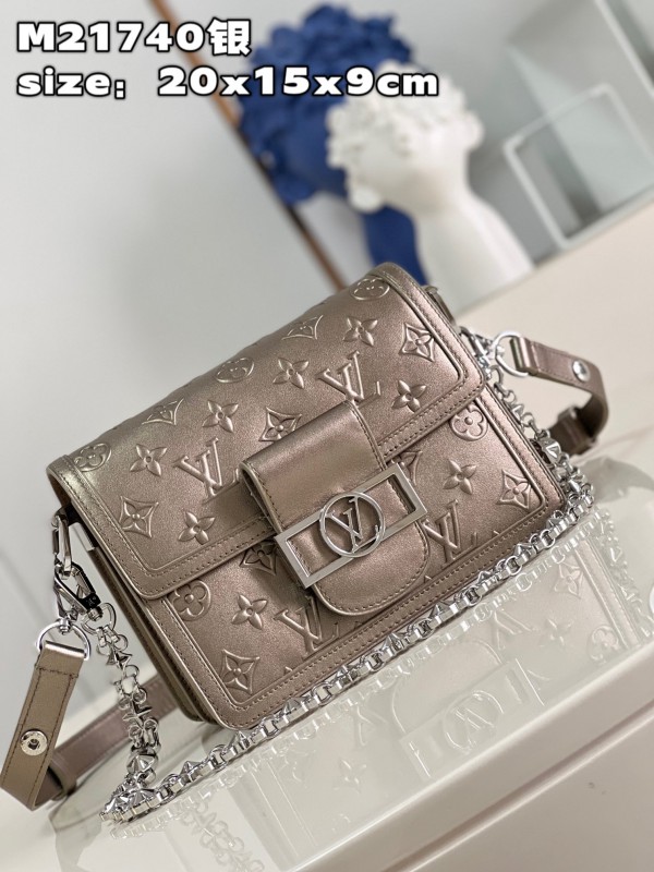 Louis Vuitton Dauphine Monoglam LV Circle Bag