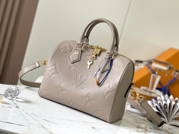 Louis Vuitton Speedy Bandoulière 25 Bicolor Monogram Empreinte Leather