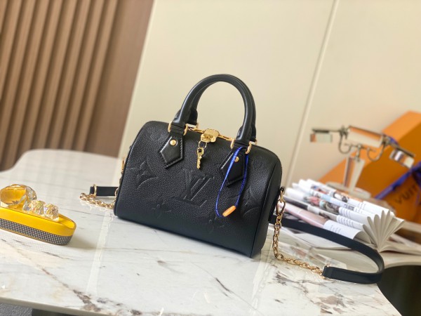 Louis Vuitton Speedy Bandoulière 20 Monogram Empreinte Leather