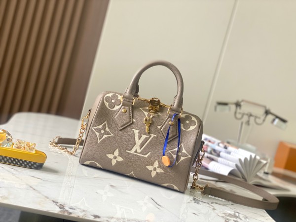 Louis Vuitton Speedy Bandoulière 20 Bicolor Monogram Empreinte Leather