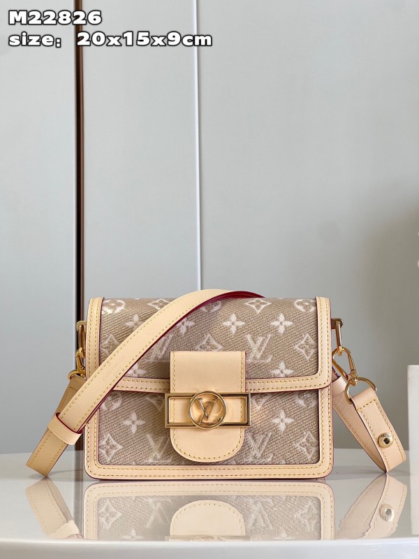 Louis Vuitton Dauphine Monoglam LV Circle Bag