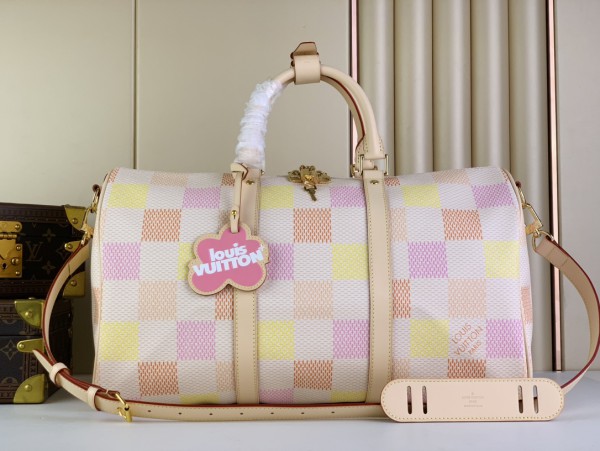 Louis Vuitton Keepall 45 Bandoulière Damierlicious Giant Damier
