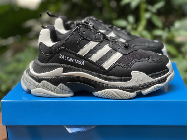 Adidas x Balenciaga Triple S Black Grey