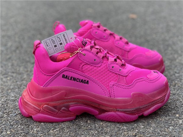 Balenciaga Triple S Clear Sole Pink