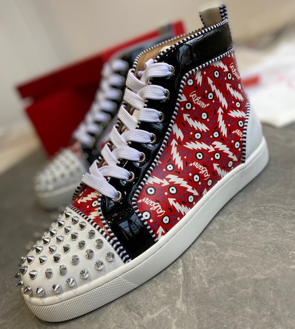 Christian Louboutin Louis - High Top Sneaker 