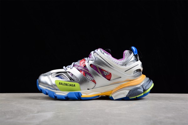 Balenciaga Track Low Top Sneakers In Multicolor