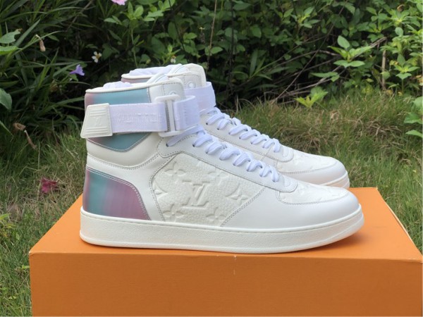 Louis Vuitton Trainer Sneaker Pelle S.Gomma White MS1129