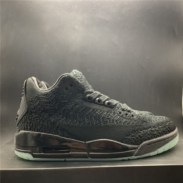 Air Jordan 3 Retro Flyknit Black - AQ1005-001