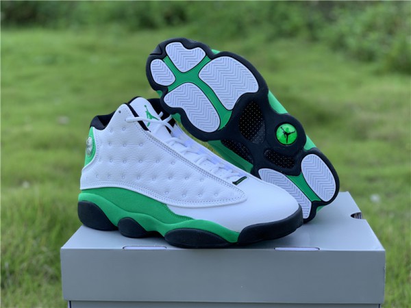 Air Jordan 13 Retro White Lucky Green DB6537-113