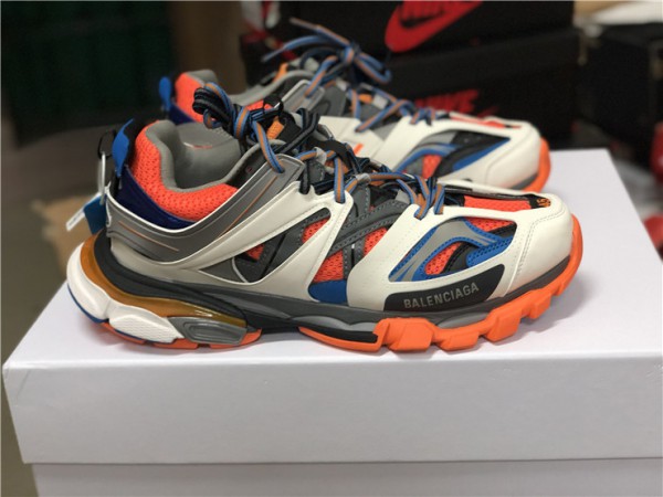 Balenciaga Track Trainer 3.0 Gray Orange Blue 