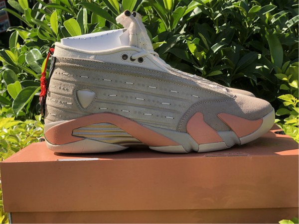 Clot x Air Jordan 14 Low "Sepia Stone" DC9857-200